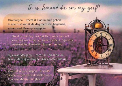 Er is Iemand die om mij geeft! - kaart