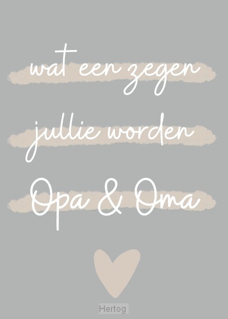 Wat een zegen - kaart