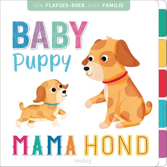 Baby puppy- mama- hond