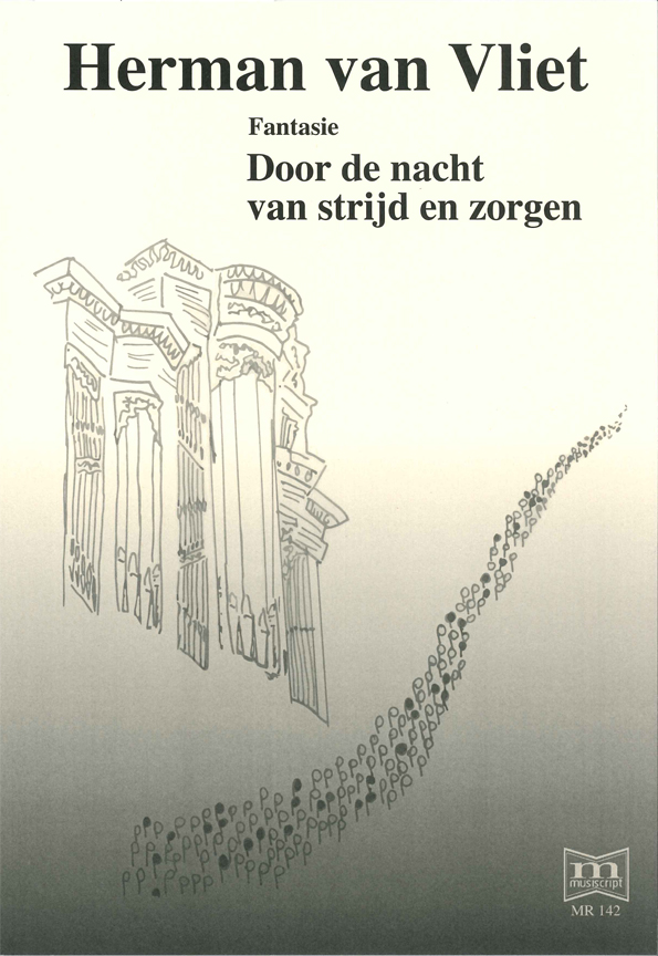 Door de nacht van strijd en zorgen - Notenschrift